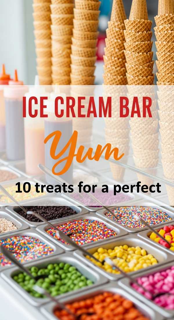 Summer State of Mind: Your Guide to an Unforgettable Aesthetic Birthday Party 10 Treats For A Perfect Ice Cream Bar 6a056f9d09b7d
