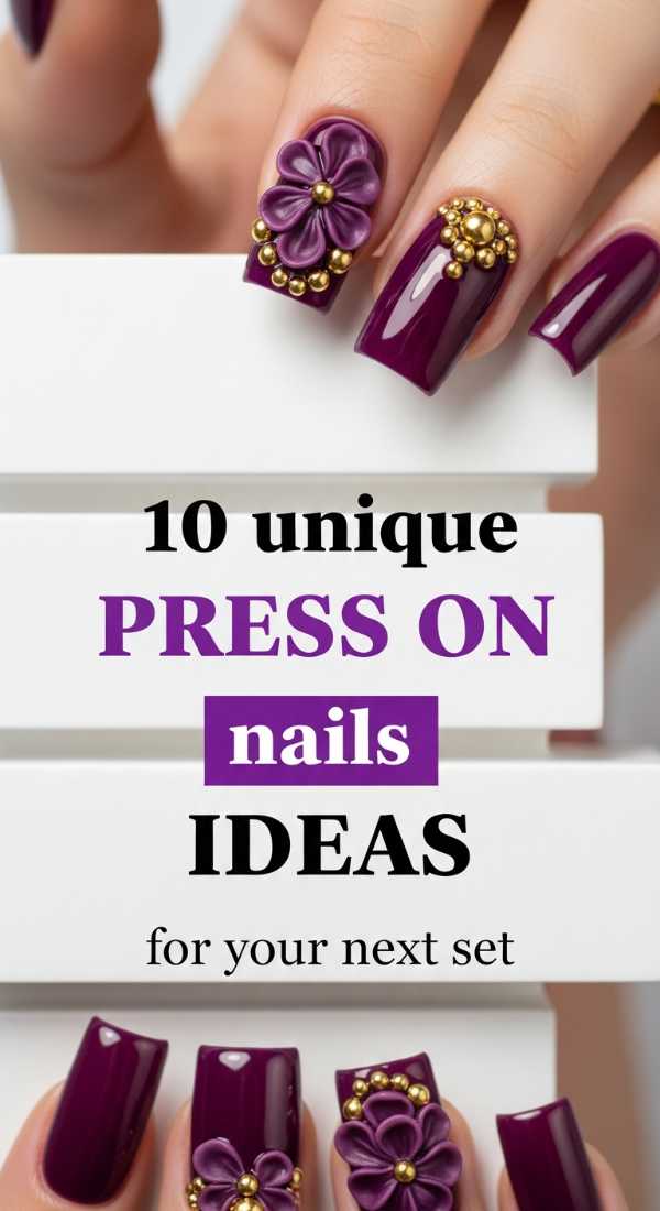 10 Unique Press On Nails Ideas For Your Next Set 6a031a1e1b50b