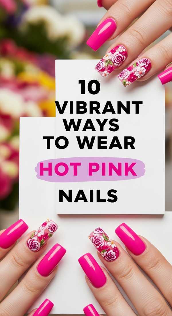 Class of 2026: 10 Nail Trends to Rock from Graduation to Summer Break 10 Vibrant Ways To Wear Hot Pink Nails 6a0597d95f658