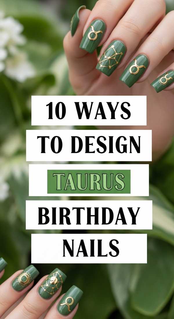 10 Ways To Design Taurus Birthday Nails 6a0599a2a3a96