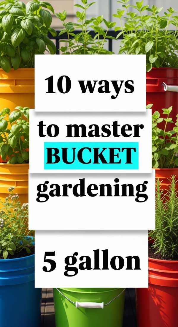 10 Ways To Master Bucket Gardening 5 Gallon 69f4858e8bfe9