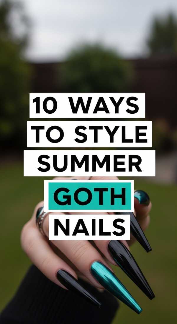 10 Ways To Style Summer Goth Nails 6a05998a90a2a