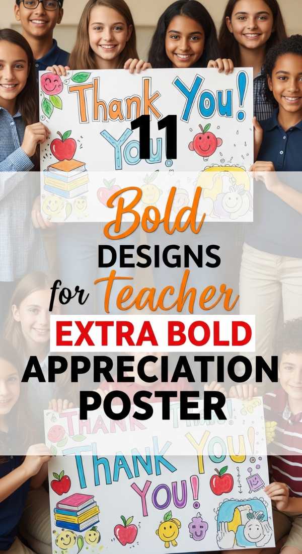 11 Bold Designs For A Teacher Appreciation Poster 6a0dbfd16cbe2