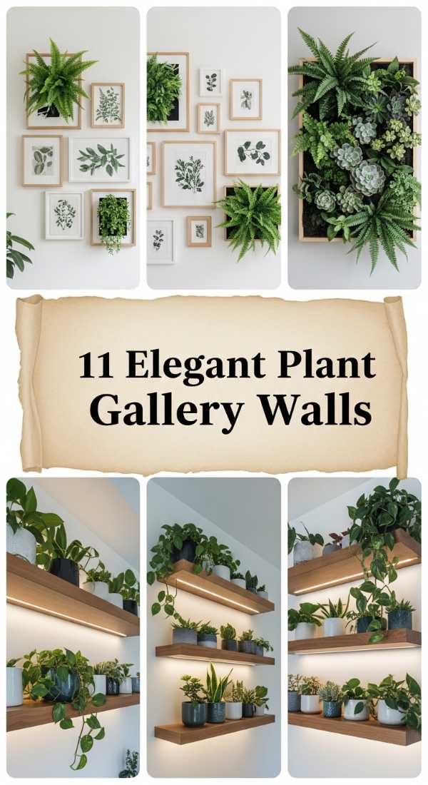 11 Elegant Plant Gallery Walls 69f48df61c92d