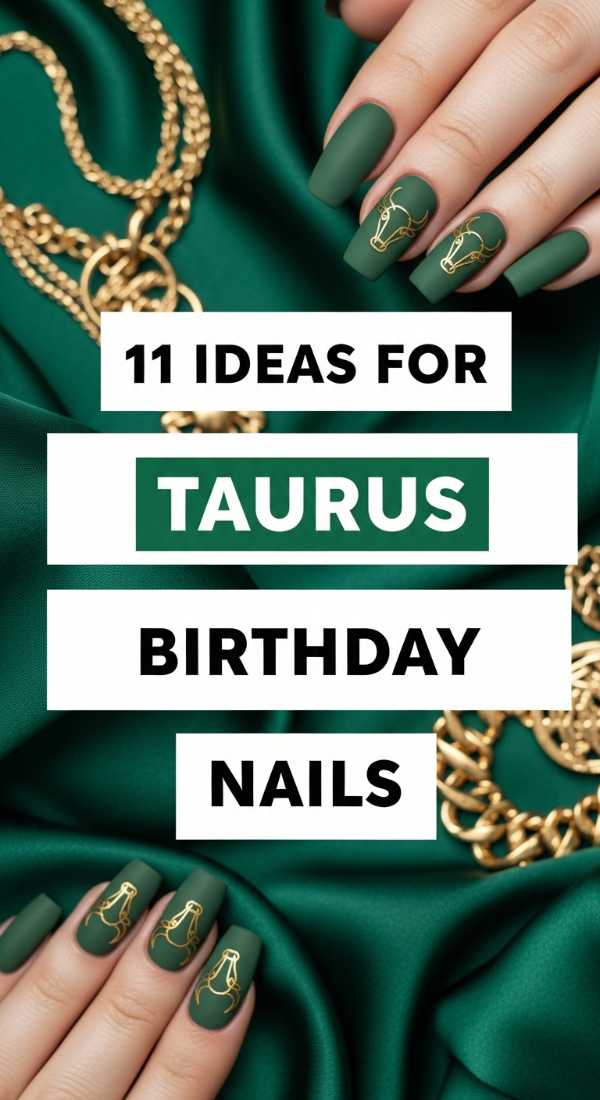 Nail Art of the Future: Your Complete 2026 Seasonal Tutorial Guide 11 Ideas For Taurus Birthday Nails 6a0595da39f0c