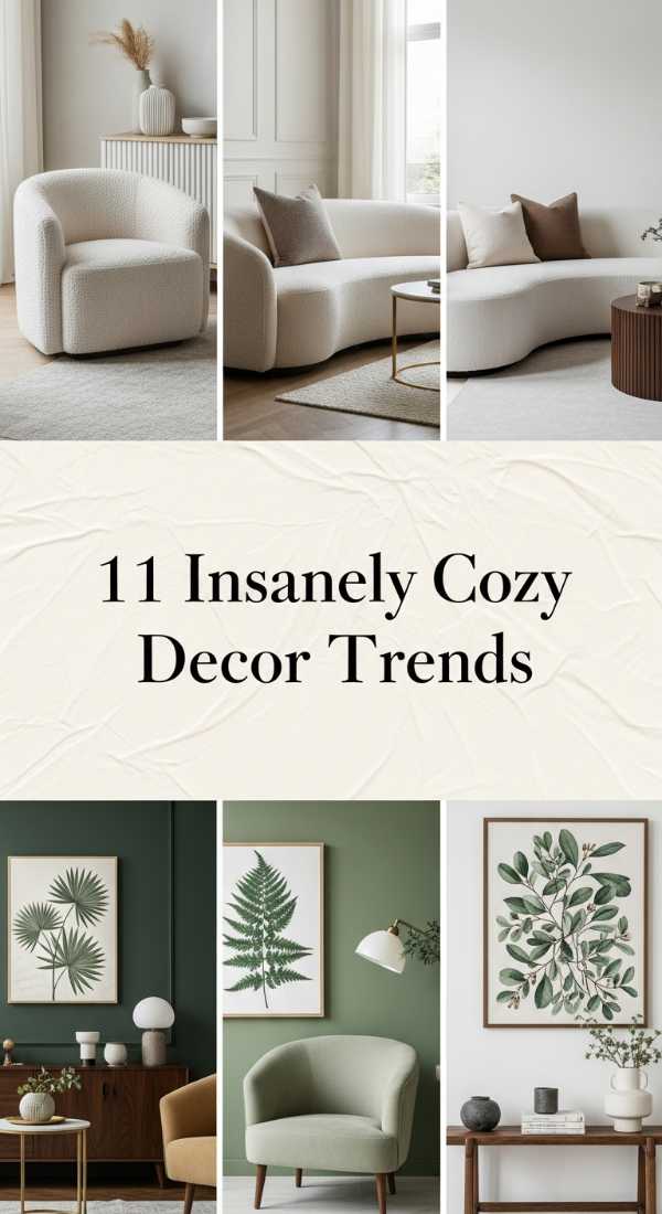 Small Changes, Big Comfort: Transforming Your Living Space into a Sanctuary 11 Insanely Cozy Decor Trends 6a1b2271bc7e5
