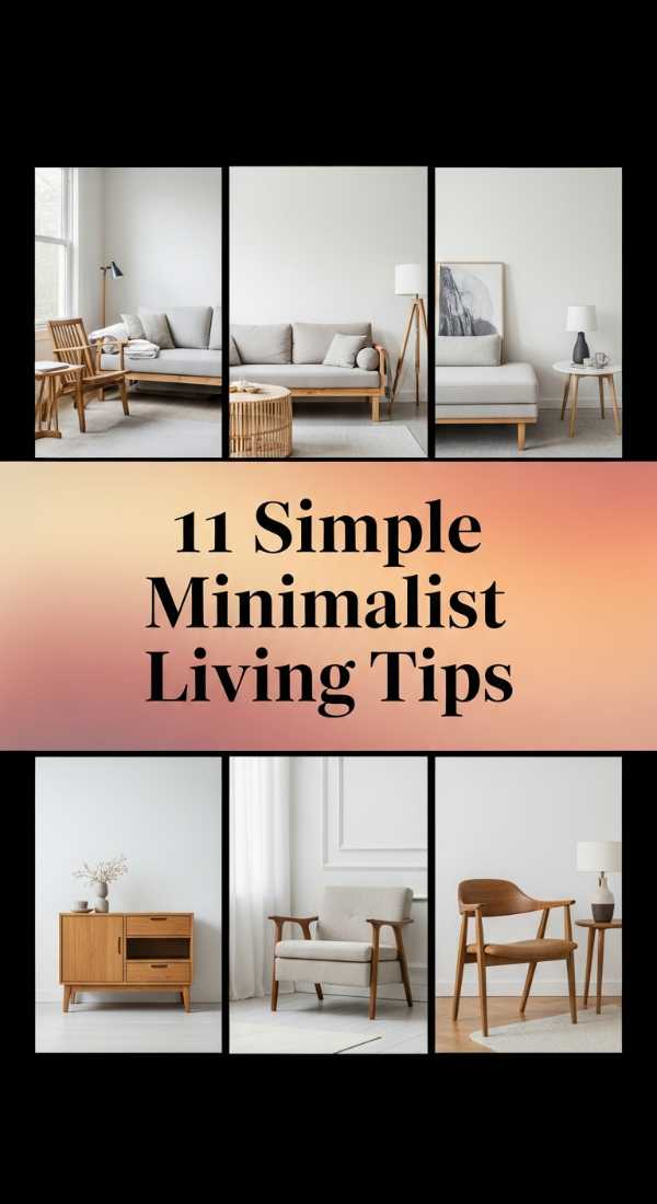 11 Simple Minimalist Living Tips 6a1b0c3818dac