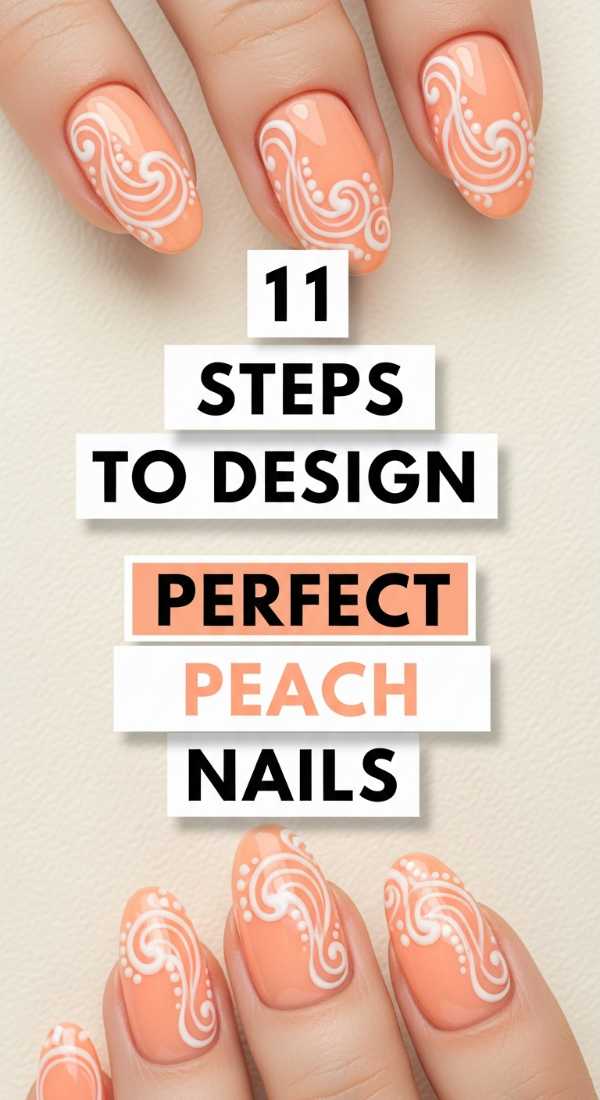 11 Steps To Design Perfect Peach Nails 6a059cd1c6e48