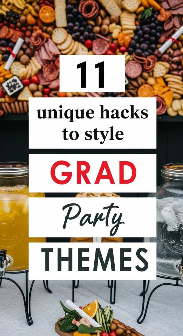 11 Unique Hacks To Style Grad Party Themes 69f5dca6e56d4