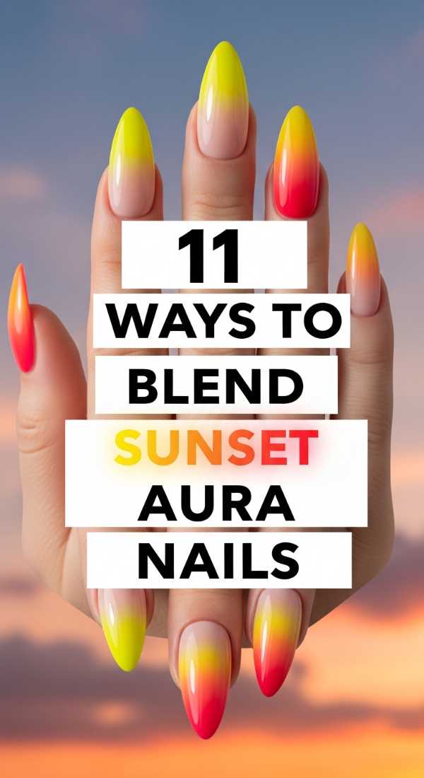 11 Ways To Blend Sunset Aura Nails 6a0599a3edc36