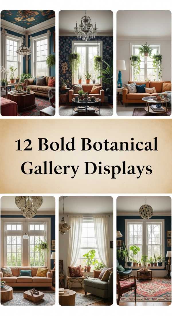 12 Bold Botanical Gallery Displays 6a00662e6f629