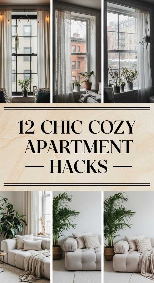 Small Changes, Big Comfort: Transforming Your Living Space into a Sanctuary 12 Chic Cozy Apartment Hacks 6a1b226e2dc15
