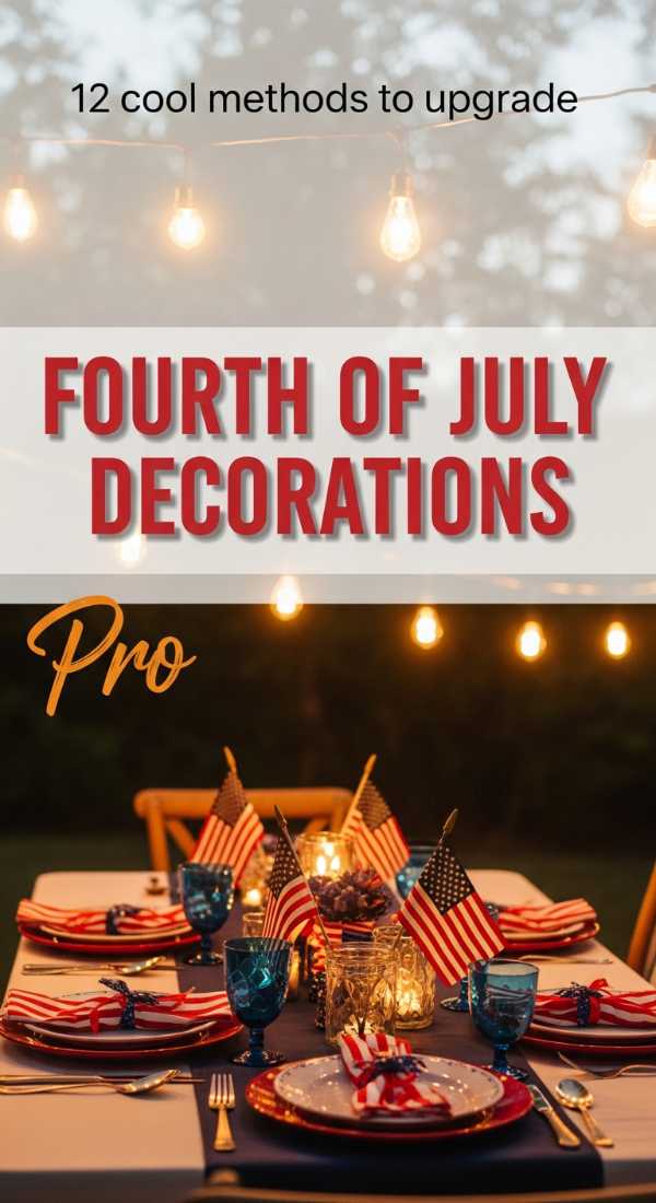 12 Cool Methods To Upgrade Your Fourth Of July Decorations 6a0d98b405e30
