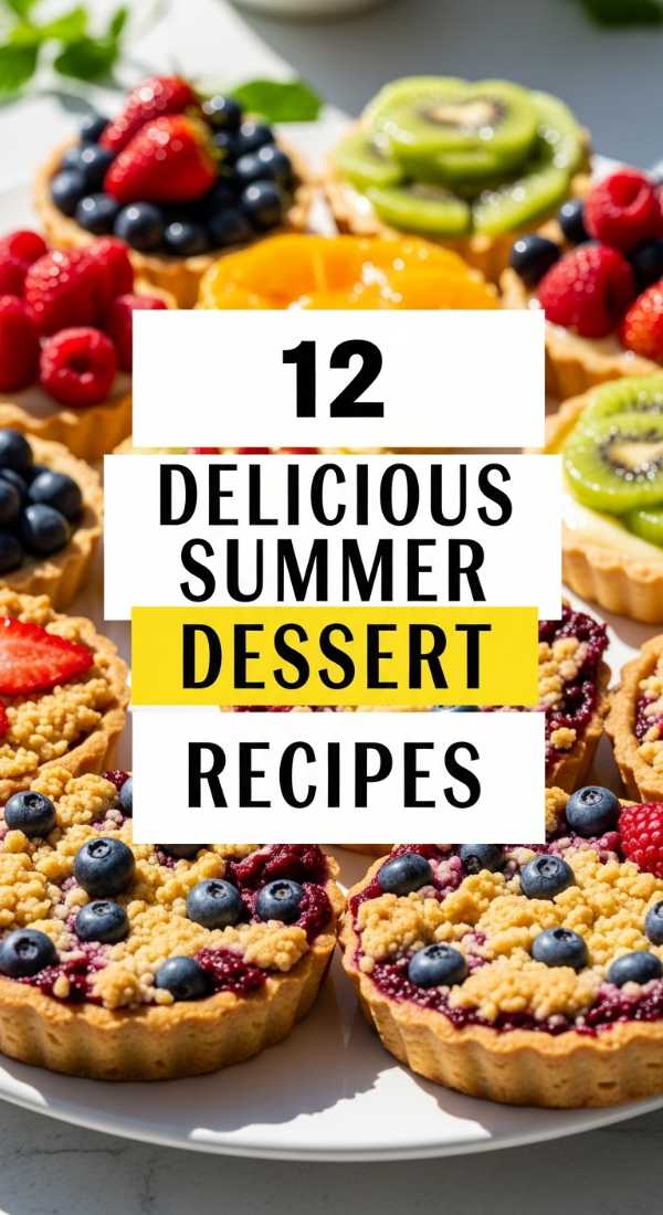 12 Delicious Summer Dessert Recipes For Parties 6a06e6e8cbb1a
