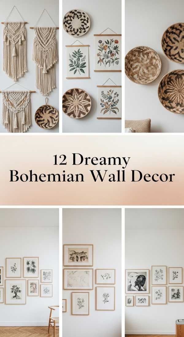 12 Dreamy Bohemian Wall Decor 6a0ea163c0d36