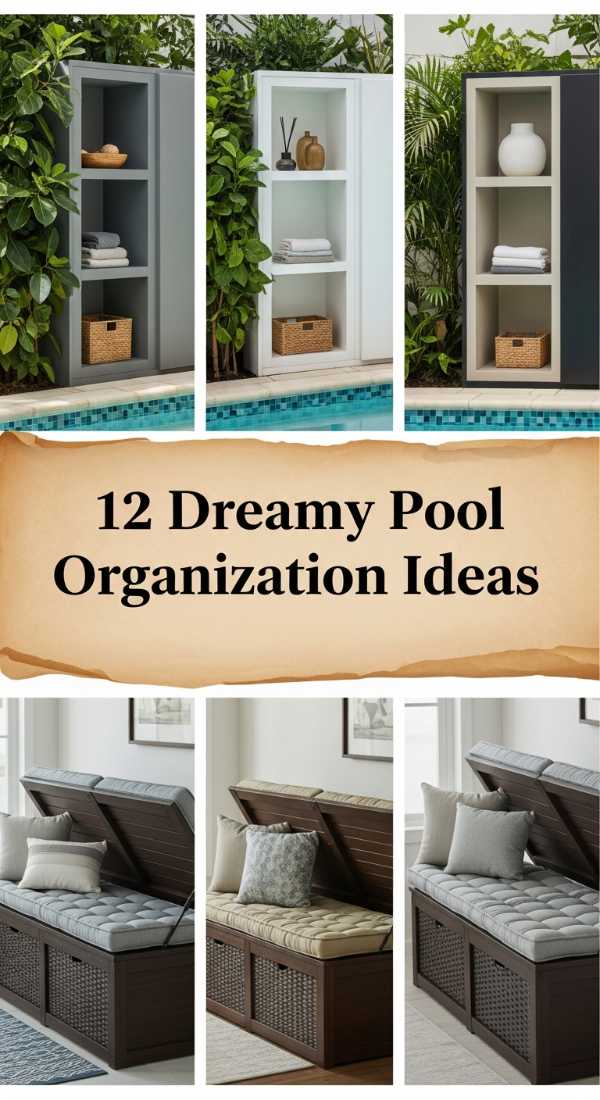12 Dreamy Pool Organization Ideas 69f48f312483c