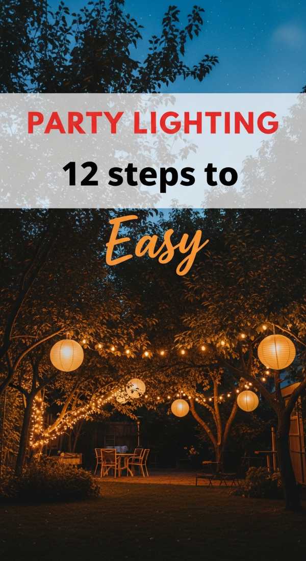 Garden Party Perfection: The Ultimate Roadmap to Hosting Under the Stars 12 Easy Steps To Light Your Backyard Party 6a157cb80cbe7