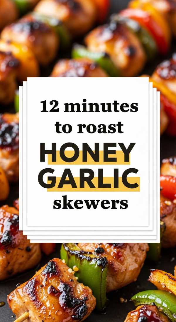 12 Minutes To Roast Honey Garlic Skewers 69fc191886e8e