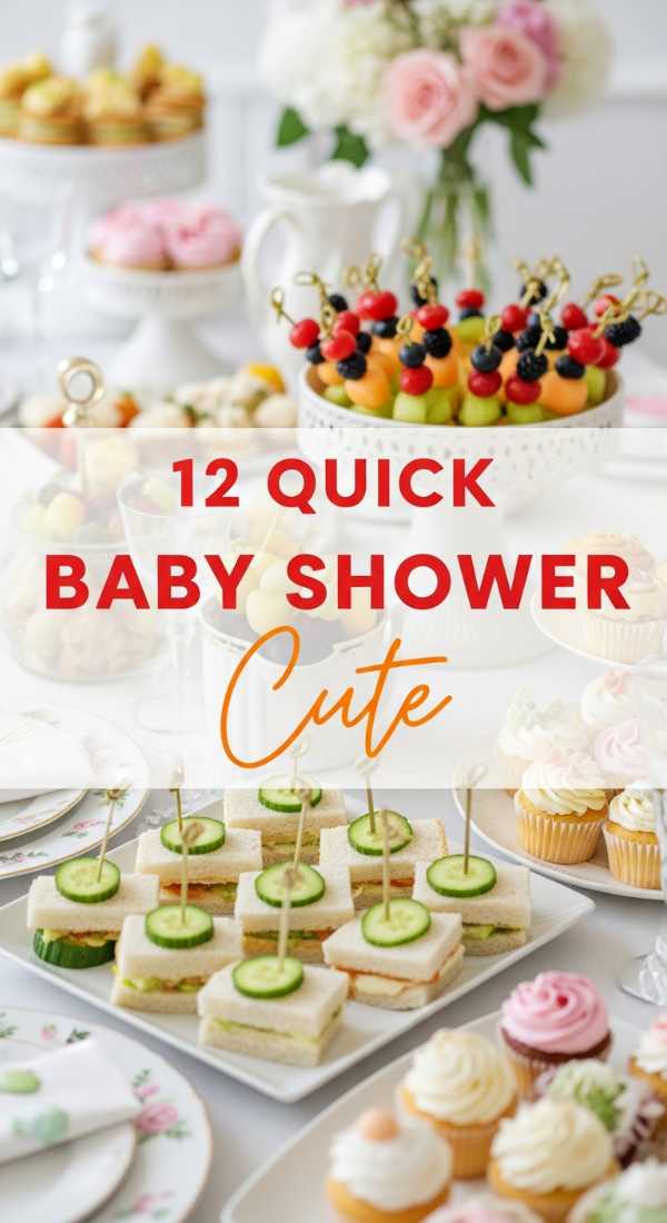 12 Quick Steps To Arrange Baby Shower Finger Foods 6a0025005f483