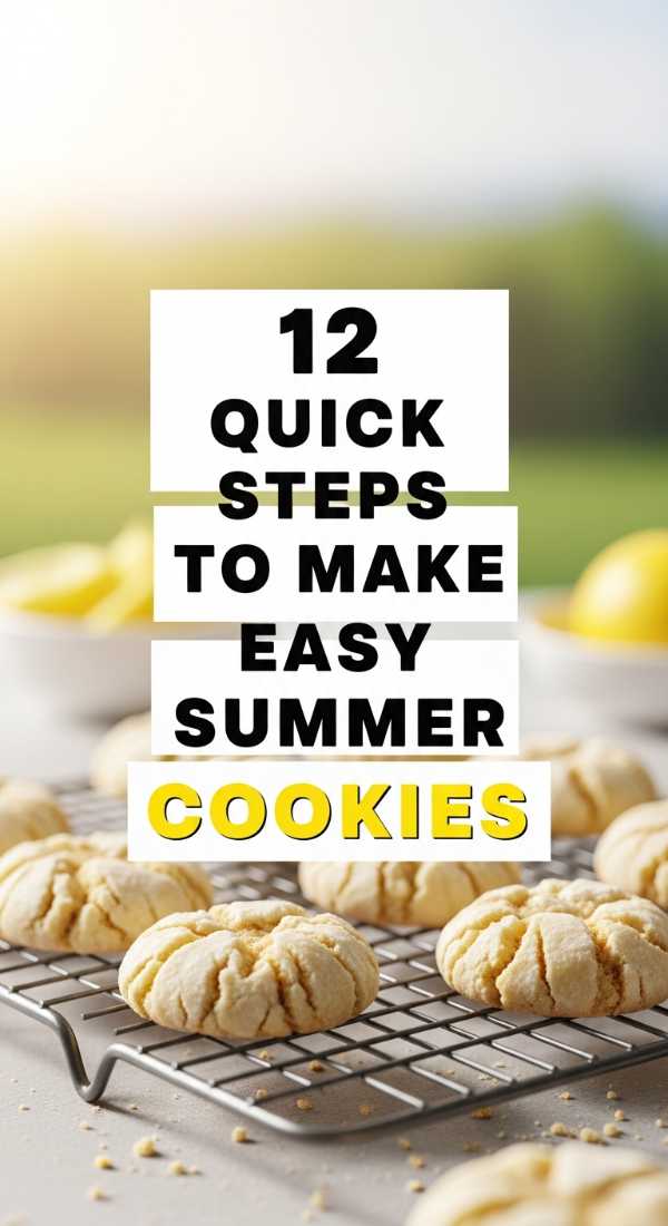 12 Quick Steps To Make Easy Summer Cookies 6a06bdcfef5bb