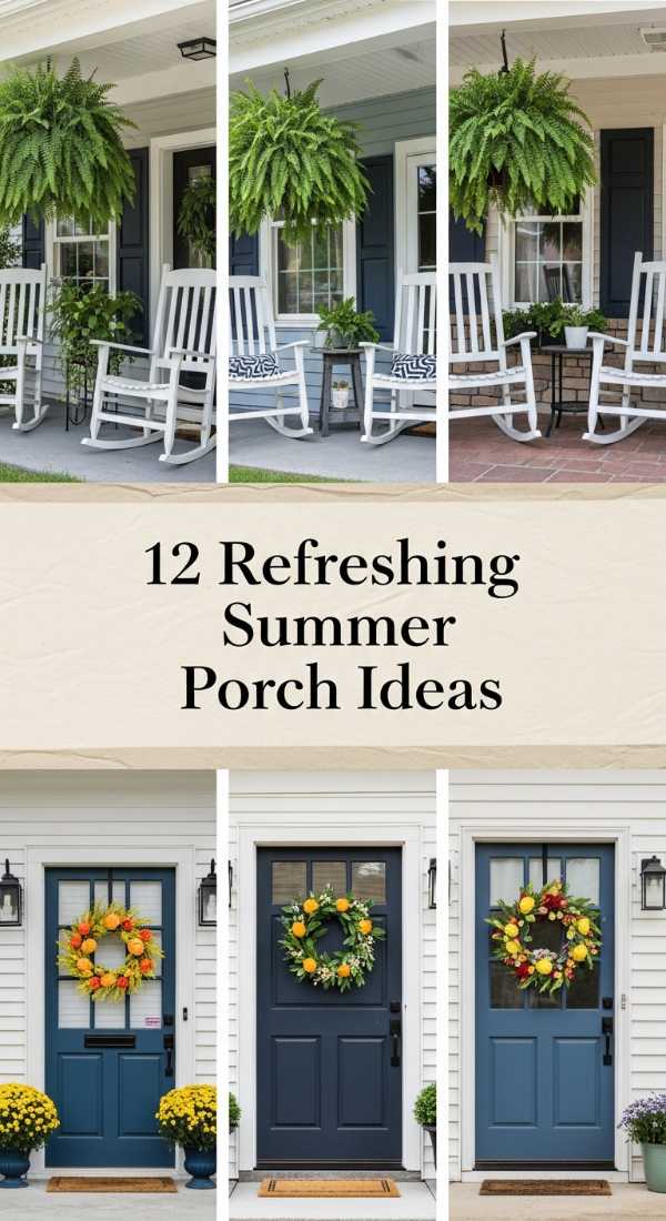 12 Refreshing Summer Porch Ideas 6a1b0c45db246