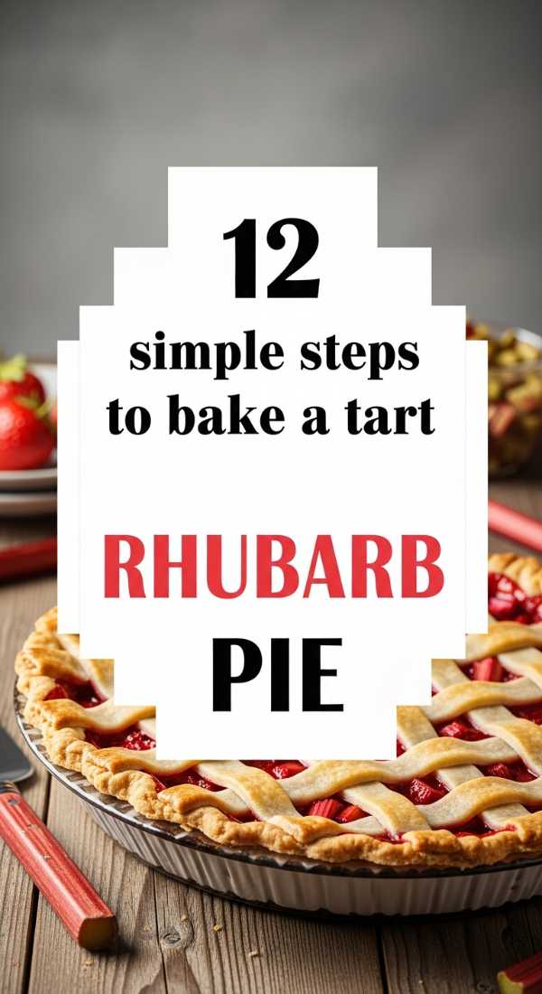 12 Simple Steps To Bake A Tart Rhubarb Pie 6a070387035a2
