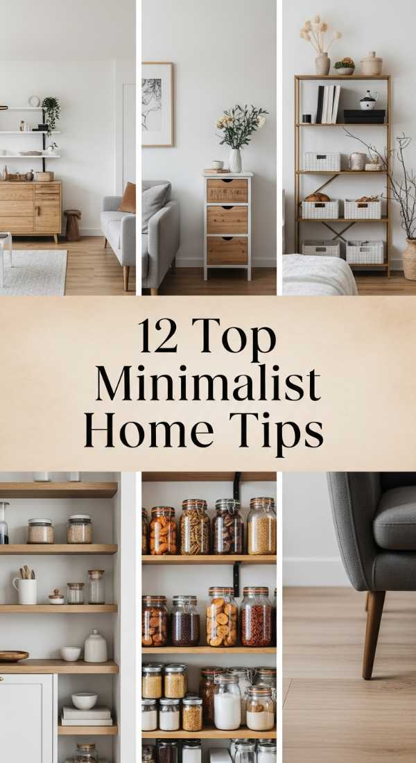 12 Top Minimalist Home Tips 6a0ea15b51023