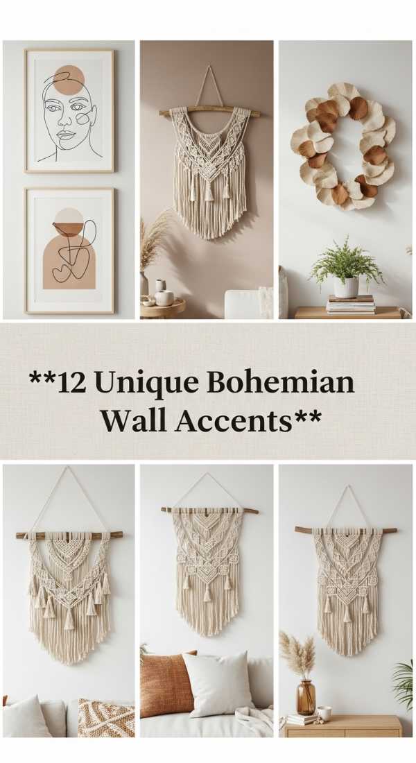 12 Unique Bohemian Wall Accents 6a0ea16971a50