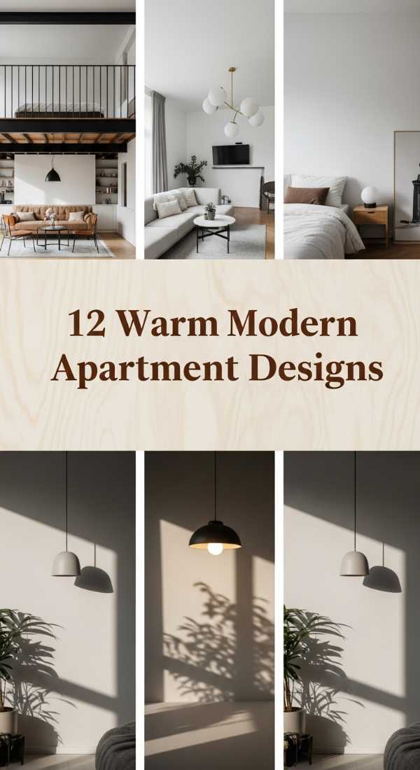 Tiny Home, Big Comfort: Mastering the Cozy Minimalist Look 12 Warm Modern Apartment Designs 6a1b22a146333