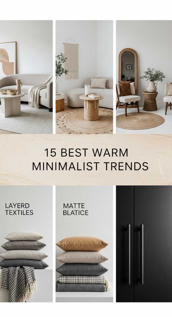 The Art of Warm Minimalism: Making Your Home Simple Yet Soulful 15 Best Warm Minimalist Trends 6a0ea92503dd3