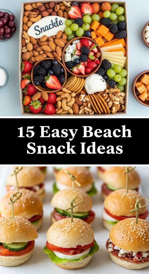 15 Easy Beach Snack Ideas For Adults 6a0447c7010e0