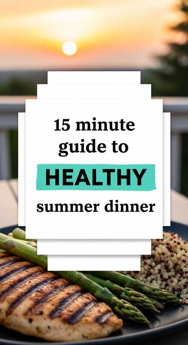 15 Minute Guide To Healthy Summer Dinner 6a06fea956483