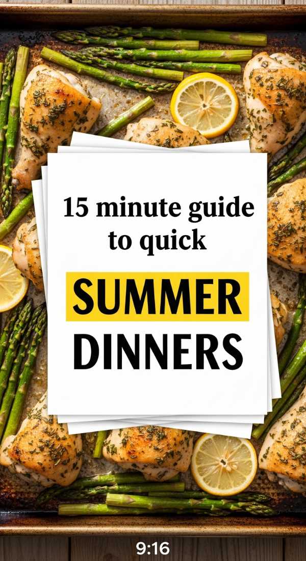 15 Minute Guide To Quick Summer Dinners 6a06cbe0dfd31