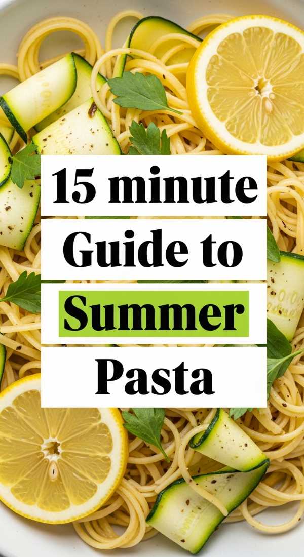 Sizzling Summer: 50+ Recipes for Your Next Backyard BBQ 15 Minute Guide To Summer Pasta 6a001603eba9d