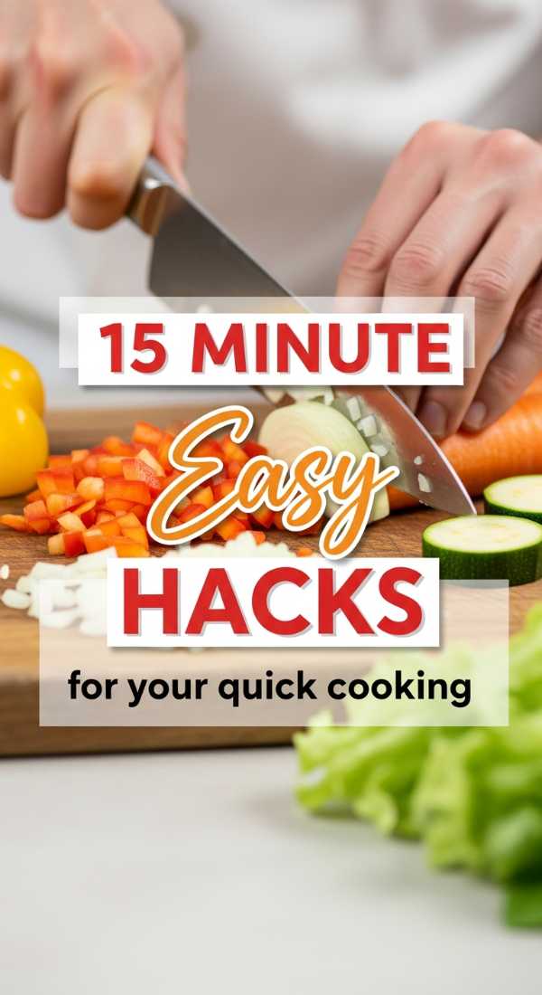 15 Minute Hacks For Quick Cooking 69f5d52d26d51