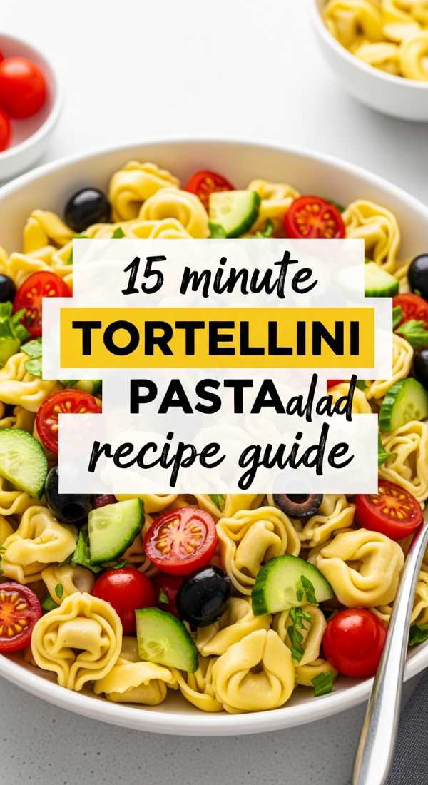 50+ Refreshing Recipes for Your Best Summer Ever 15 Minute Tortellini Pasta Salad Recipe Guide 6a00181c6cea9