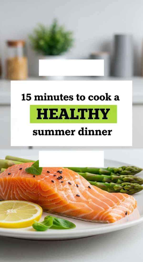 Sizzle and Chill: Your Definitive Guide to Summer Cooking 15 Minutes To Cook A Healthy Summer Dinner 6a06bc751c6bf