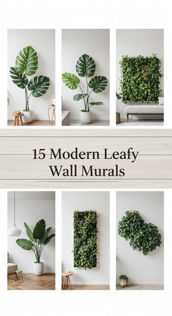 15 Modern Leafy Wall Murals 69f48dfc5046e