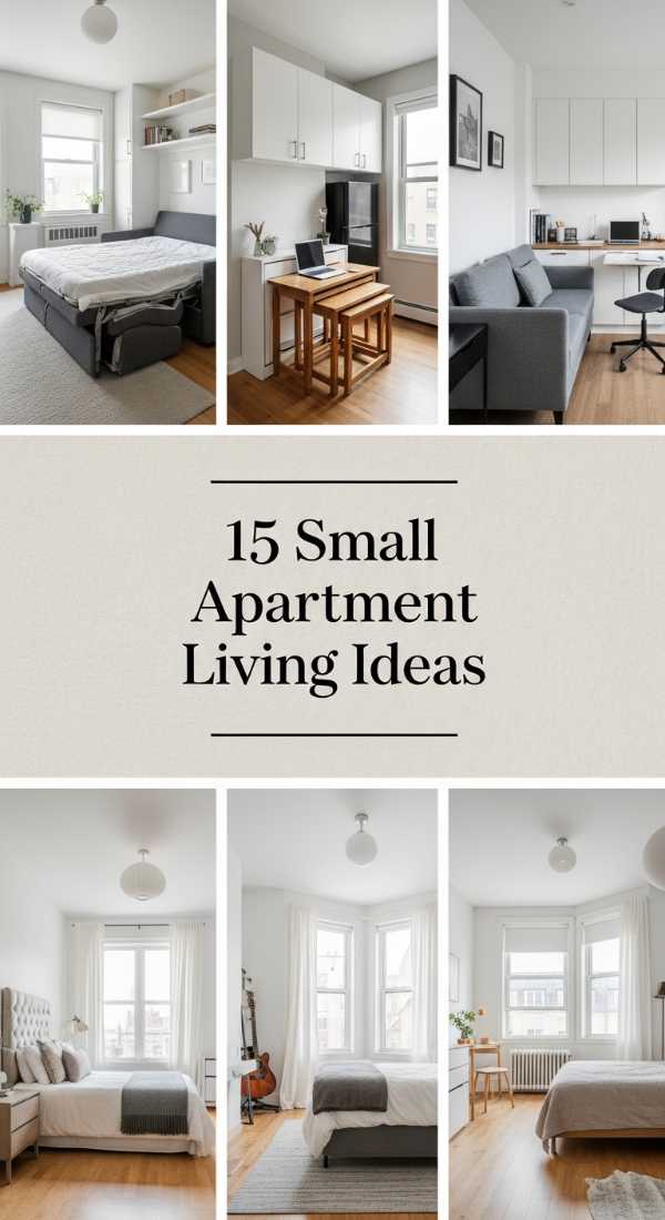 15 Small Apartment Living Ideas 6a1b0c35baba7