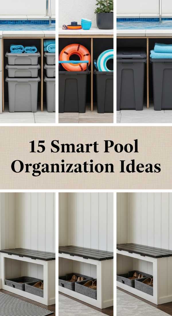 15 Smart Pool Organization Ideas 69f48f331d69a