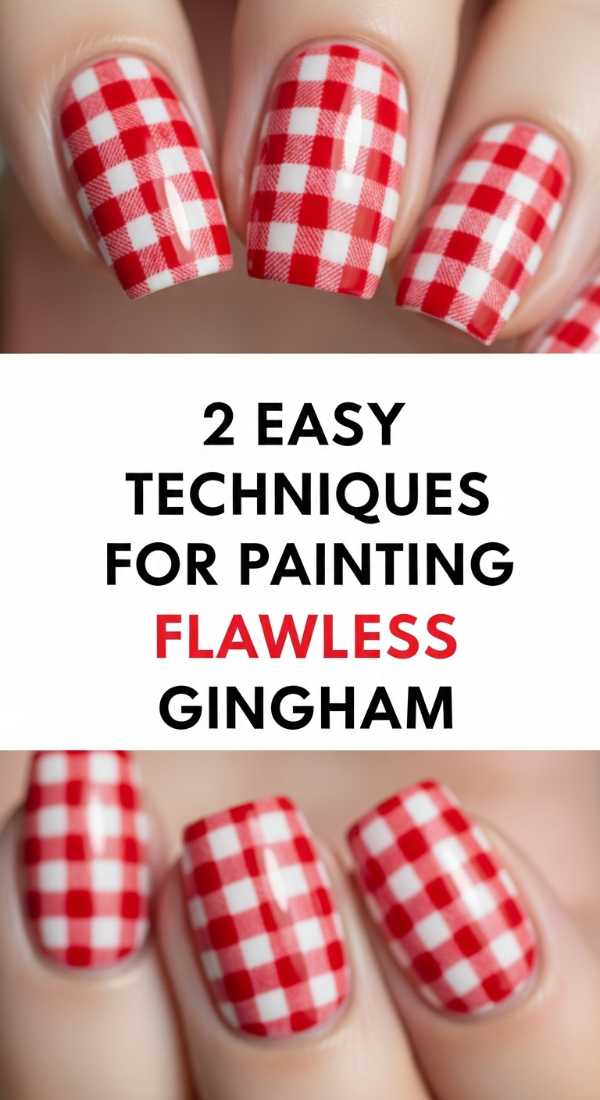 2 Easy Techniques For Painting Flawless Red Gingham Patterns 6a058dcb78ce4