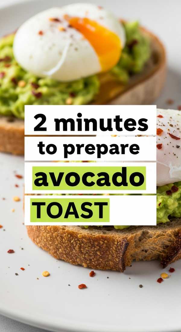 2 Minutes To Prepare Avocado Toast 69f5acd03e894
