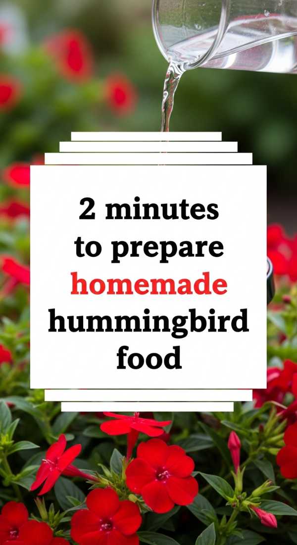2 Minutes To Prepare Homemade Hummingbird Food 6a109f18d2f7a