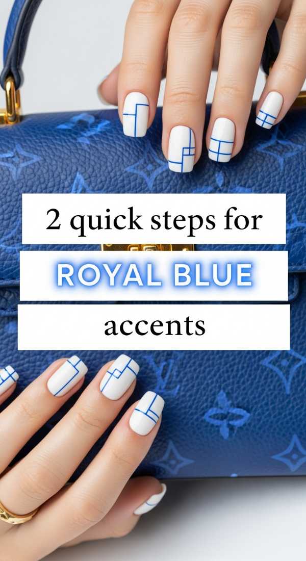 2 Quick Steps For Royal Blue Accents 69fc7f641ce95