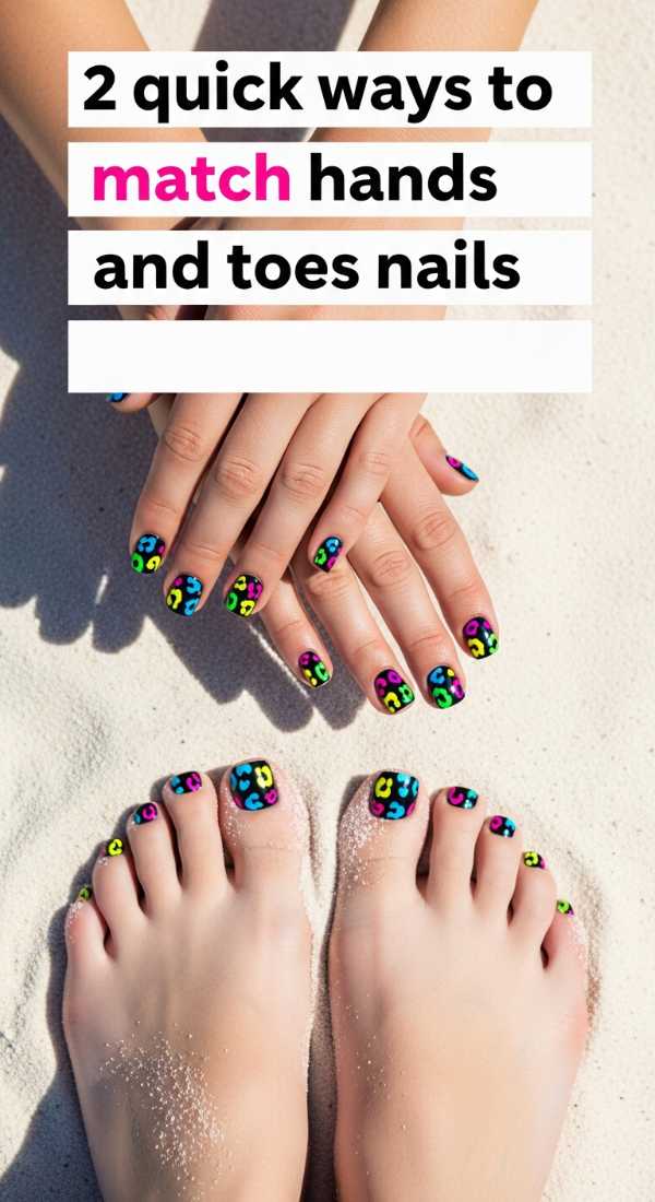 2 Quick Ways To Match Hands And Toes Nails 6a059f8ebd8e0