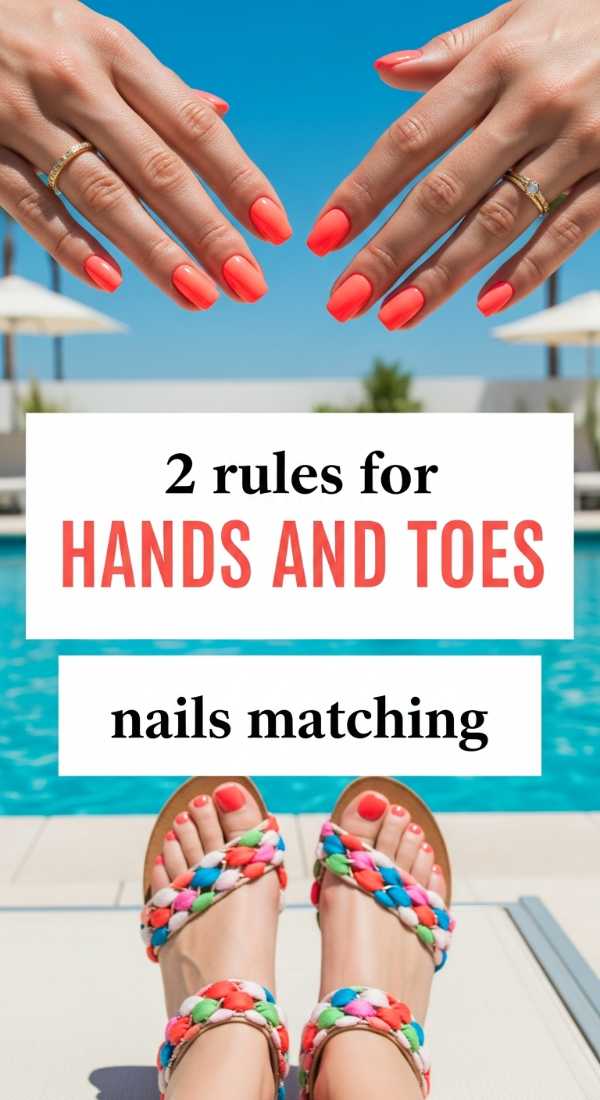 From Pastel Dreams to Neon Beams: 2026 Spring & Summer Nail Masterclass 2 Rules For Hands And Toes Nails Matching 69ff5949c9ada
