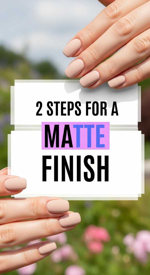 2 Steps For A Matte Finish 69fb97598b8ab