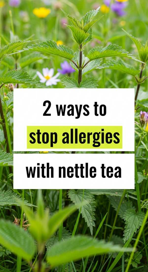 2 Ways To Stop Allergies With Nettle Tea 69f47b376a90b
