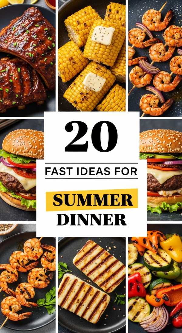 20 Fast Ideas For Summer Dinner Recipes 6a070b757c7ad