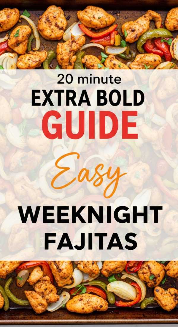 20 Minute Guide To Bake Weeknight Sheet Pan Fajitas 69f8636226958